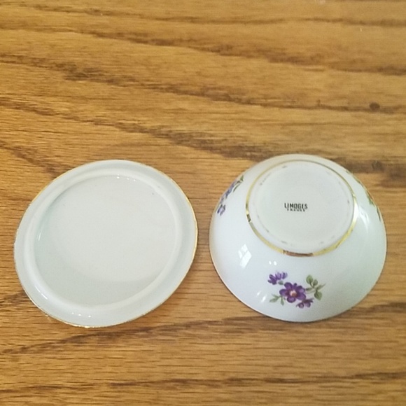 Limoges vintage 2 gold decorated china pieces - Picture 7 of 8